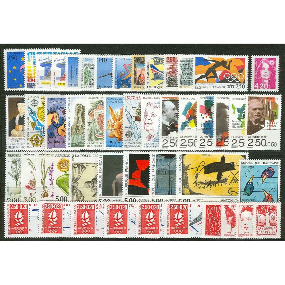Bloc France CNEP N°15 – Année Olympique 1992 – Timbre Neuf, Qualité Luxe